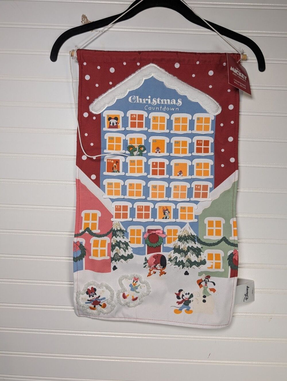 Disney Mickey Holiday Christmas Countdown Decoration Banner